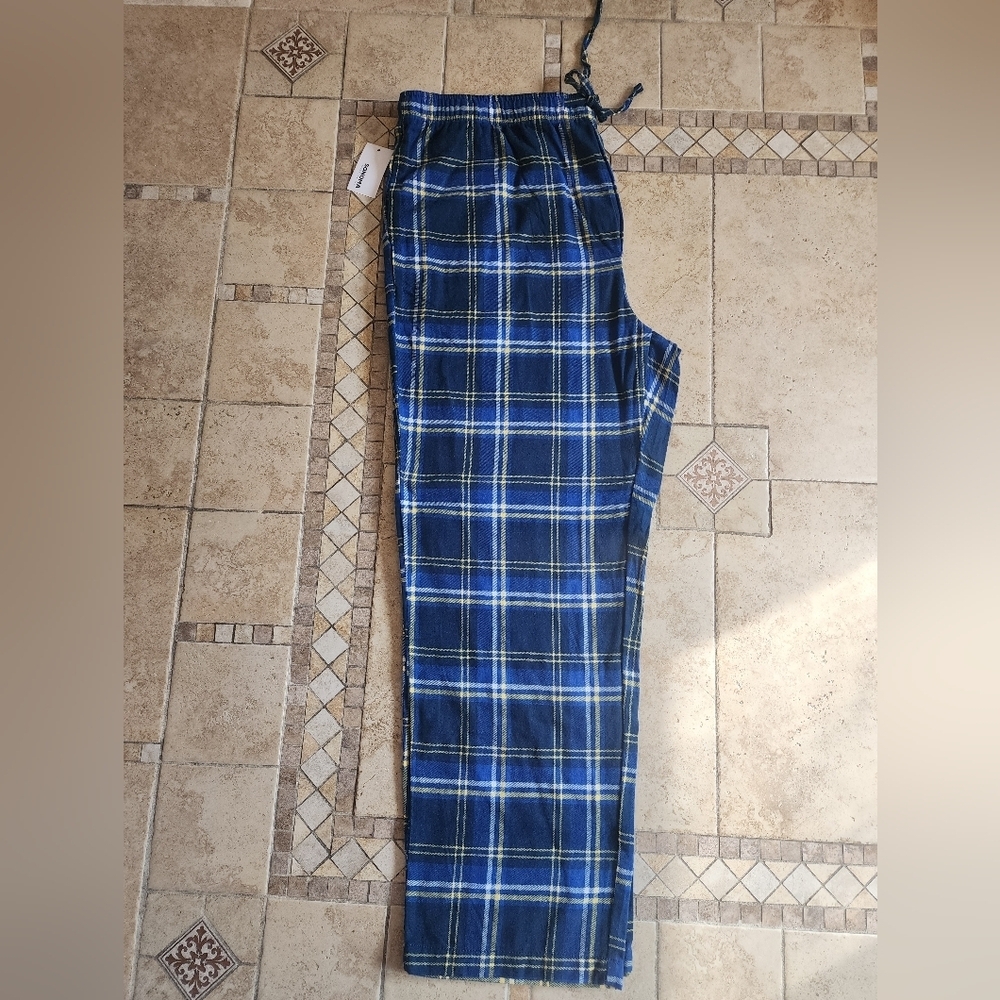 Sonoma Blue Plaid Men's Pajama Pants